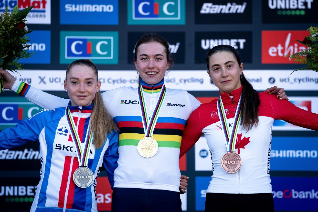 Barbora Bukovská druhá mezi juniorkami na MS v cyklokrosu!